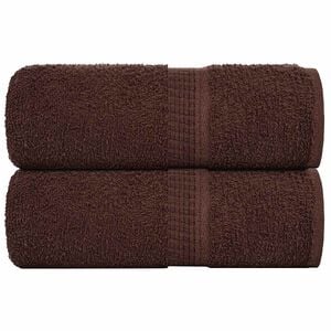 vidaXL Ručn&iacute;ky FROGN 2 ks hněd&eacute; 30x30 cm 360 g/m&sup2;
