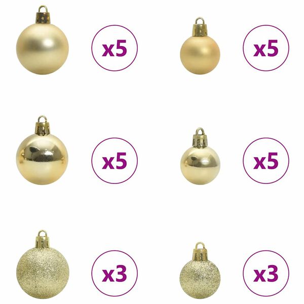 vidaXL Uměl&yacute; Skl&aacute;dac&iacute; V&aacute;nočn&iacute; Strom s 300 LED diodami B&iacute;l&aacute; 210 cm PVC