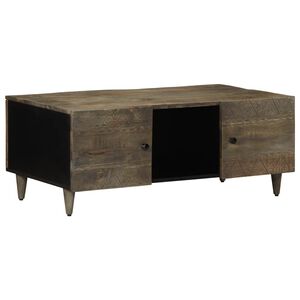 vidaXL Coffee Table světle &scaron;ed&aacute; 100x54x40cm masivn&iacute; mangovn&iacute;kov&eacute; dřevo