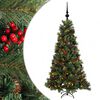 vidaXL Uměl&yacute; v&aacute;nočn&iacute; stromek s v&aacute;nočn&iacute;mi koulemi 150 cm 150 LED
