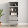 vidaXL Skříň highboard betonově šedá 40 x 36 x 110 cm kompozitní dřevo