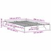 vidaXL R&aacute;m postele B&iacute;l&aacute; 120 x 200 cm Masivn&iacute; borov&eacute; dřevo