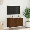 vidaXL TV skř&iacute;ňka n&aacute;stěnn&aacute; hněd&yacute; dub 80 x 30 x 41 cm