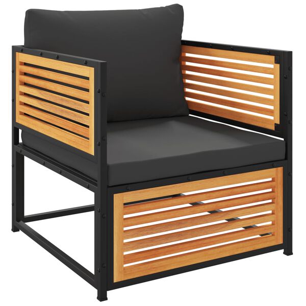 vidaXL 5d&iacute;ln&aacute; zahradn&iacute; sedac&iacute; souprava s podu&scaron;kami masivn&iacute; ak&aacute;cie