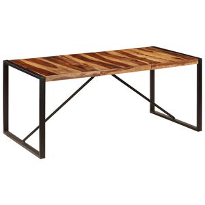 vidaXL J&iacute;deln&iacute; stůl 180 x 90 x 75 cm masivn&iacute; ak&aacute;ciov&eacute; dřevo