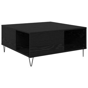 vidaXL Konferenčn&iacute; stolek Čern&yacute; dub 80 x 80 x 36,5 cm kompozitn&iacute; dřevo