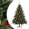 vidaXL Uměl&yacute; v&aacute;nočn&iacute; stromek s v&aacute;nočn&iacute;mi koulemi 150 cm 150 LED