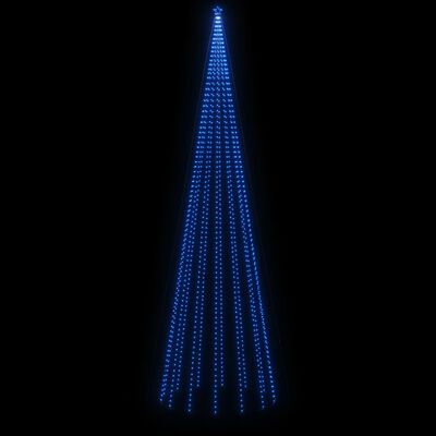 vidaXL Vánoční stromek kužel 1 134 modrých LED diod 230 x 800 cm