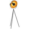 vidaXL Stojac&iacute; lampa E27 černo-zlat&aacute; 41 cm