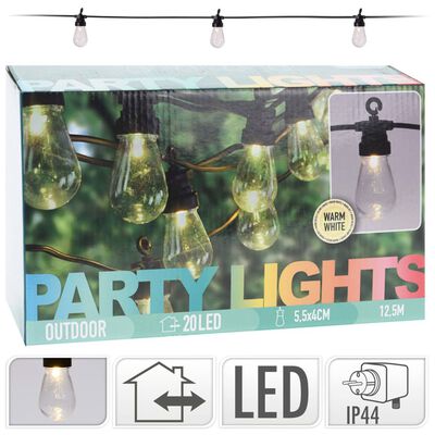 ProGarden Sada párty LED osvětlení s 20 světly 4,5 V