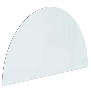 vidaXL Skleněn&aacute; deska k krbu Transparentn&iacute; 1000 x 600 mm Sklo