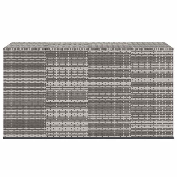 vidaXL Zahradn&iacute; &uacute;ložn&yacute; box PE ratan 194 x 100 x 103 cm &scaron;ed&yacute;