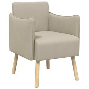 vidaXL Designov&eacute; křeslo P&iacute;skov&aacute; Zrnit&yacute; samet