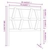vidaXL Čelo postele 81 x 4 x 100 cm masivn&iacute; borovice
