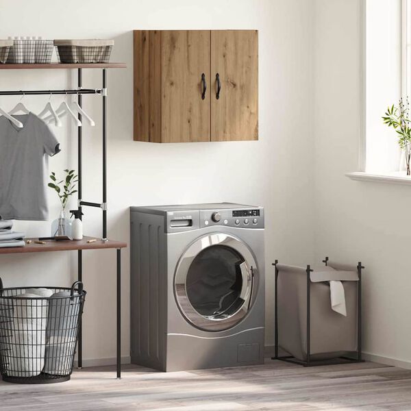 vidaXL N&aacute;stěnn&aacute; skř&iacute;ň Artisanov&yacute; dub 60 x 31 x 60 cm kompozitn&iacute; dřevo