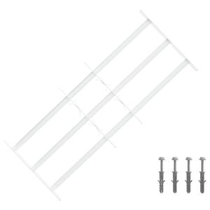 vidaXL Bezpečnostn&iacute; mř&iacute;ž na okna se 3 př&iacute;čkami 63-114 cm
