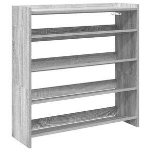 vidaXL Botn&iacute;k &scaron;ed&yacute; sonoma 80x25x81 cm kompozitn&iacute; dřevo