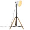 vidaXL Stojac&iacute; lampa 25 W b&iacute;l&aacute; 75 x 75 x 90&ndash;150 cm E27