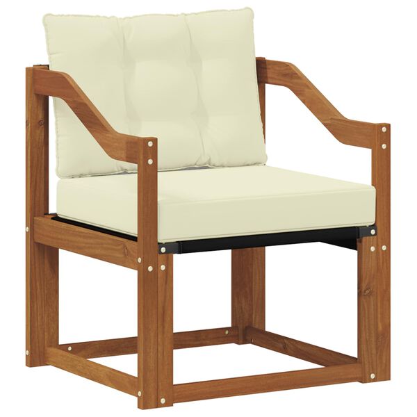 vidaXL Venkovn&iacute; pohovkov&aacute; souprava Masivn&iacute; ak&aacute;ciov&eacute; dřevo a Textilene