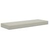 vidaXL Venkovn&iacute; sedac&iacute; pol&scaron;t&aacute;ř 100% polyester &Scaron;ed&aacute; 111,5 x 40 x 8 cm