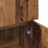vidaXL Koupelnov&aacute; skř&iacute;ňka old wood 30 x 30 x 95 cm dřevotř&iacute;ska