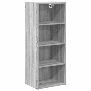 vidaXL Z&aacute;věsn&aacute; skř&iacute;ňka &Scaron;ed&aacute; Sonoma 40 x 29,5 x 100 cm kompozitn&iacute; dřevo