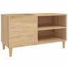 vidaXL Skř&iacute;ňka na LP desky dub sonoma 84,5x38x48 cm kompozitn&iacute; dřevo