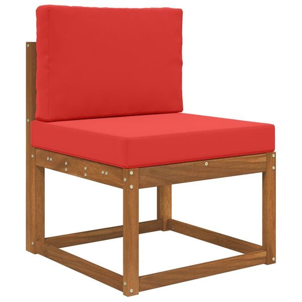 vidaXL Venkovn&iacute; pol&scaron;t&aacute;ř na pohovku 2 pcs Červen&aacute; Polyester