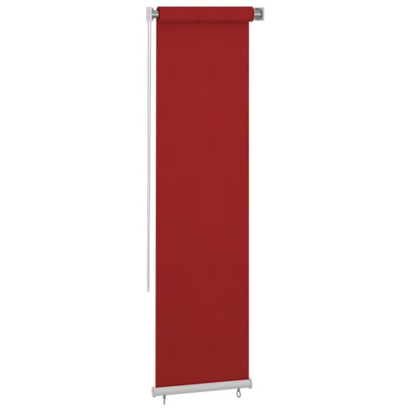 vidaXL Venkovn&iacute; roleta 60 x 230 cm červen&aacute; HDPE