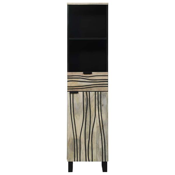 vidaXL Skř&iacute;ňka pod umyvadlo B&iacute;l&aacute; 38 x 33 x 160 cm Kompozitn&iacute; dřevo