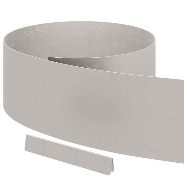 vidaXL Okraj tr&aacute;vn&iacute;ku 4 pcs Rezav&aacute; 450 x 0,05 x 15 cm