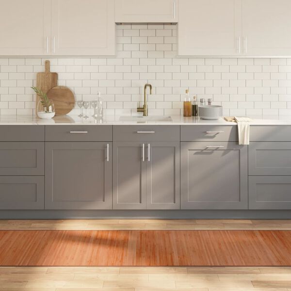 vidaXL Koberec obd&eacute;ln&iacute;kov&yacute; hněd&yacute; 70 x 500 cm bambus