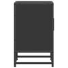 vidaXL Nočn&iacute; stolek čern&yacute; 40 x 31 x 50 cm kompozitn&iacute; dřevo a kov