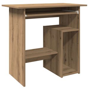 vidaXL Psac&iacute; stůl dub artisan 80 x 45 x 74 cm kompozitn&iacute; dřevo