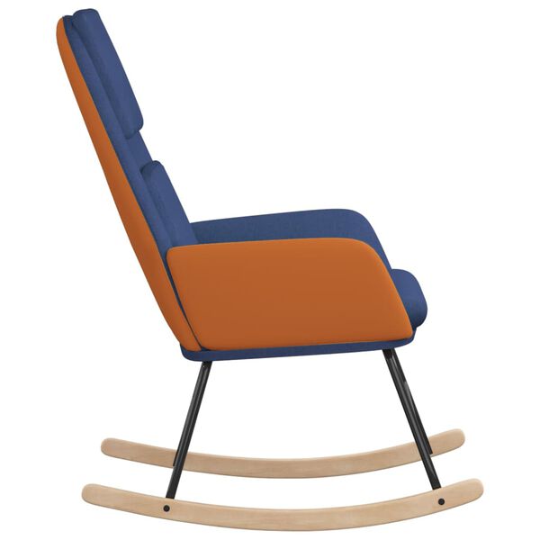 vidaXL Houpac&iacute; křeslo modr&eacute; textil