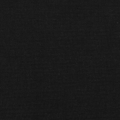 vidaXL Rám postele s čelem černý 120 x 200 cm textil