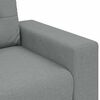 vidaXL Loveseat Sofa Světle &scaron;ed&aacute; 160x77x82 cm textil