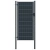 vidaXL Plotov&aacute; branka PVC a ocel 100 x 204 cm antracitov&aacute;
