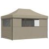 vidaXL Party Stan Taupe 279 x 410 x 315 cm Oxford l&aacute;tka