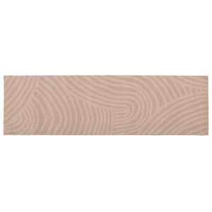 vidaXL Kuchyňsk&yacute; koberec taupe skandin&aacute;vsk&yacute; 150 x 45 cm 100% polyamid