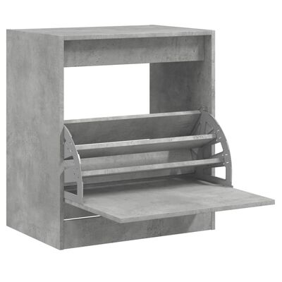 vidaXL Botník betonově šedý 60 x 42 x 69 cm kompozitní dřevo