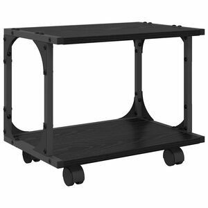 vidaXL Stojan na tisk&aacute;rnu Čern&yacute; dub 41 x 28 x 33,5 cm Kompozitn&iacute; dřevo