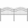 vidaXL Zahradn&iacute; plot &Scaron;ed&aacute; 240 x 115 cm Pr&aacute;&scaron;kově lakovan&aacute; ocel