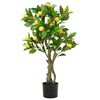 vidaXL Uměl&yacute; citronovn&iacute;k 234 listů 90 cm zelen&yacute;