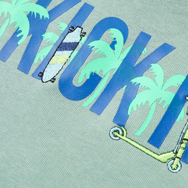 Dětsk&aacute; mikina světle khaki 104