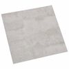 vidaXL Samolepic&iacute; podlahov&aacute; prkna B&iacute;l&aacute; a &scaron;ed&aacute; 30,5 x 30,5 cm 20 ks PVC
