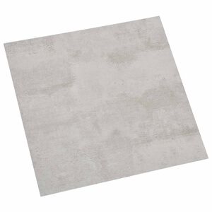 vidaXL Samolepic&iacute; podlahov&aacute; prkna B&iacute;l&aacute; a &scaron;ed&aacute; 30,5 x 30,5 cm 20 ks PVC