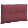 vidaXL Pol&scaron;t&aacute;ř na z&aacute;da V&iacute;no Červen&eacute; 80 x 19 x 50 cm textil