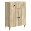 vidaXL Serv&iacute;rovac&iacute; skř&iacute;ň Dub sonoma 66 x 34,5 x 90 cm Kompozitn&iacute; dřevo