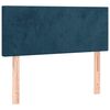 vidaXL Box spring postel s matrac&iacute; tmavě modr&aacute; 80 x 200 cm samet